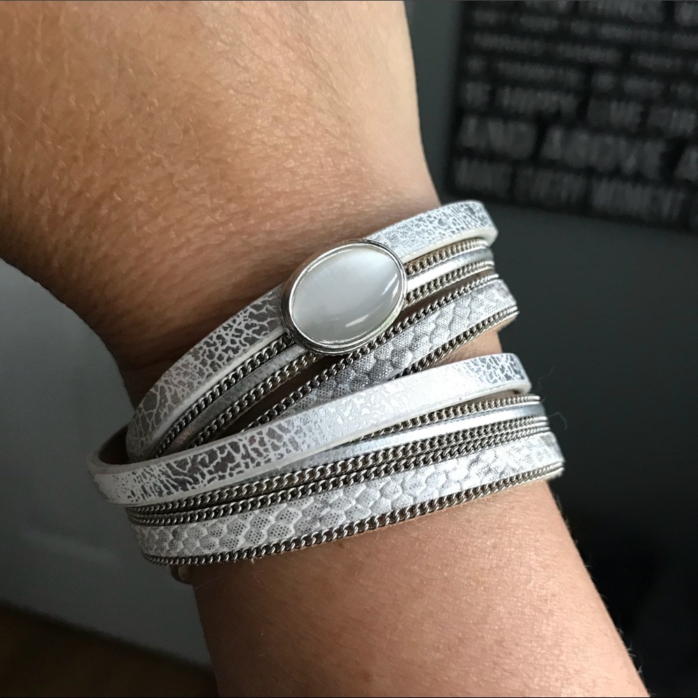 Silver Wrap Bracelet